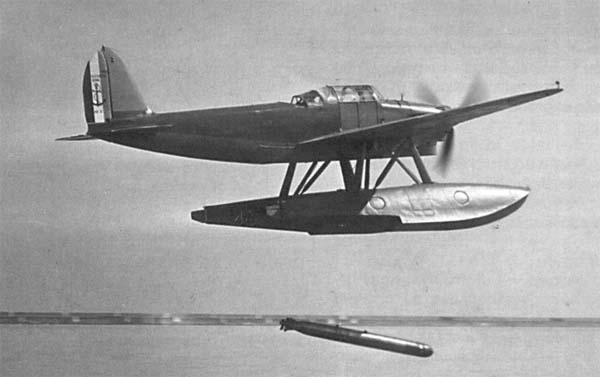 Сброс торпеды с Levasseur PL.7