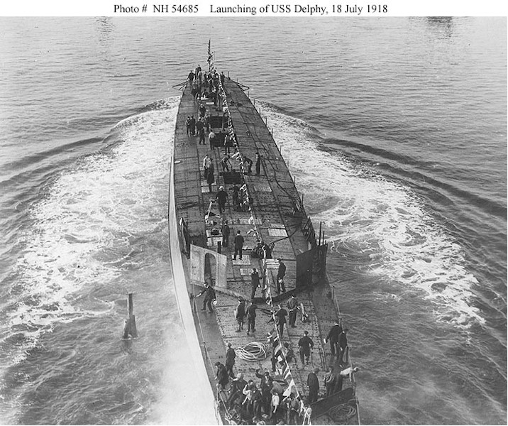 Файл:USS Delphy 1918 launch 3.jpg