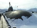 Изображение «Знака Гвардия» на рубке К-295 «Самара»