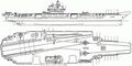 АТАКР «Ульяновск», общий вид (по «ВМФ СССР 1945-1995»)