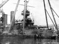 «Цесаревич» во время ремонта в Порт-Артуре, весна 1904.