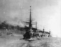 «Цесаревич» во главе 1-й бригады линейных кораблей, 1912-1914 годы.