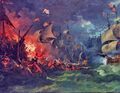 Ф. Я. Лутербург. Разгром Испанской армады (1796)