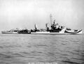 USS Champlin в камуфляжной раскраске, 1944 г.