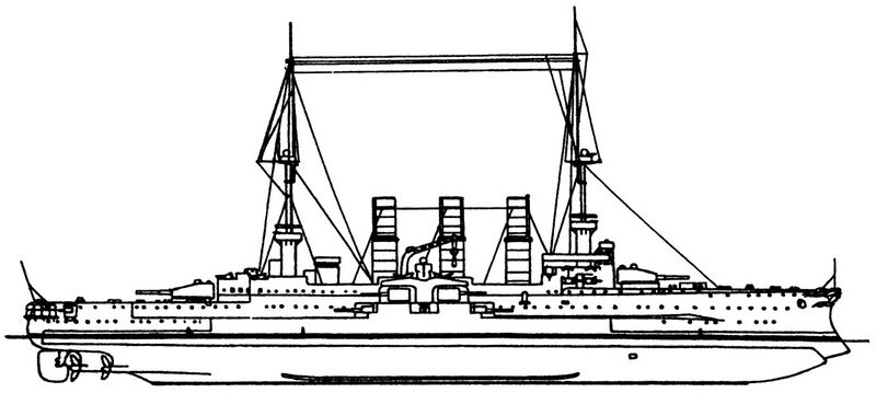 Файл:Боковой вид броненосного крейсера «Принц Адальберт».jpg