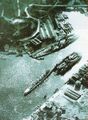 SMS Breslau и SMS Goeben снимок из самолета