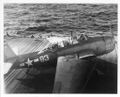 5 ноября 1944 года повреждённый TBM-1C вернулся с погибшим стрелком Лойс Дином. Позже он будет похоронен в своём самолёте