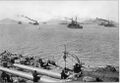 Вид на японский флот с борта броненосца IJN Asahi