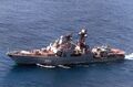 Большой противолодочный корабль «Адмирал Виноградов» в западной части Тихого океана, 8 сентября 1992 года