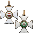 Знак рыцарского креста Военного ордена Марии Терезии, аверс и реверс.