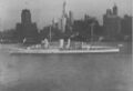 Крейсер HMS York в гавани Нью-Йорка, 1937 г.