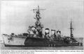 Крейсер IJN Tama возле острова Paramushiro, 1942 г.
