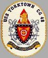 Герб ракетного крейсера Yorktown