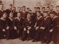 Александр Германович с моряками 1 УО ВМФ СССР, фото не ранее 1954 года