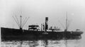 Датский пароход Freja потопленный Робертом Моратом 10 ноября 1916 года