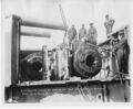 Демонтаж ГК Michigan 9 октября 1923 году