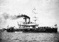 Эскадренный броненосец «Екатерина II» в Севастополе, 1902 год.