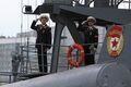 Изображение «Знака Гвардия» на рубке ракетного катера