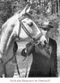 Канарис со своей лошадью. Грюнвальд. 1943-1944 год