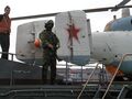 На вертолётной площадке «Неустрашимого», Киль (Германия). Фото июня 2006 года
