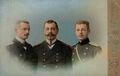 Киткины (слева направо) Пётр Павлович, Александр Павлович, Алексей Павлович