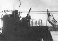 Командир на мостике подводной лодки «С-31». 1943 г.