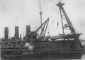 Крейсер «Россия» во время перевооружения 1915-1916 гг.