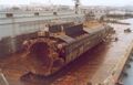 Лодка в доке ПД-50