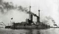 Линкор «Андрей Первозванный» на пути в Кронштадт, 14 июля 1910 года.