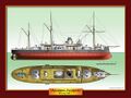 Рисунок фрегата «Адмирал Лазарев»