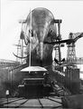 Линейный крейсер «Бородино» незадолго до спуска на воду. Июль 1915 года