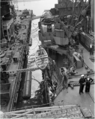 HMS Manchester во время ремонта в США.