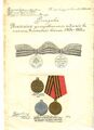 Медаль в память Японской войны 1904-1905 утвержденный ресунок.