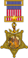 Медаль Почёта ВМС США. I тип. Аверс. Рисунок.(1862 - 1912)