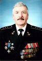 Старший мичман Вячеслав Михайлович Шаблыко с юбилейным знаком «50 лет Радиостанции ВМФ «Антей»»