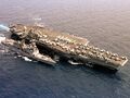 USS Kitty Hawk и USS O'Brien