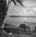 USS Oregon, в качестве баржи, июнь 1945 год