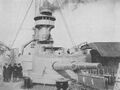 Башенное орудие броненосного крейсера Scharnhorst.