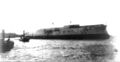 Броненосец «Орёл» после спуска на воду 6 июля 1902 г.