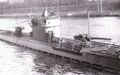 ПЛ типа IXC U-67 в канале Кайзера Вильгельма по пути в Киль для испытаний