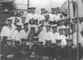 Памятная фотография экипажа подводной лодки «С-31» в день 5-летия корабля. 23 августа 1943 г.