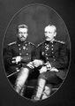 Первые Георгиевские кавалеры войны 1877-1878 годов лейтенанты Дубасов и Шестаков. 1877 год.