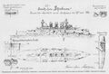 Повреждения броненосца «Пересвет» после боя 28 июля 1904г.