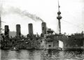 Повреждения крейсера в бою 1 августа 1904