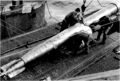 Погрузка торпеды G-7 на U-97 в Сен-Назере 1941 год