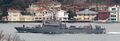Ракетный катер TCG YILDIZ (P-348) в проливе Босфор.