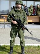 Морской пехотинец ТОФ в боевой экипировке