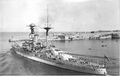 HMS Royal Sovereign покидает мальтийскую бухту, 1920 год