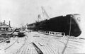 Крейсер «Россия» после спуска на воду 1896 г.