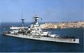 HMS Royal Sovereign в бухте Мальты, 1920 год